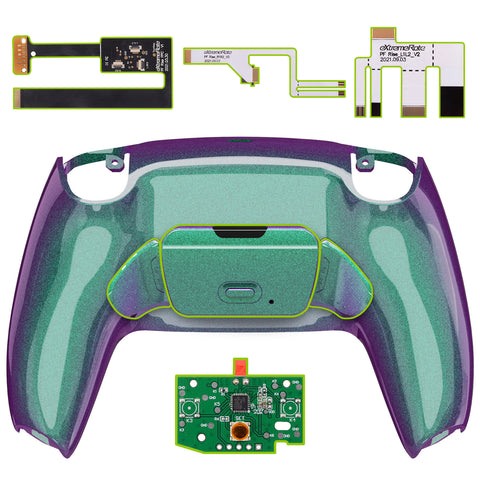 eXtremeRate Remappable Rise 2.0 Remap Kit for PS5 Controller BDM-010/020 - Scarlet Red - XPFP3003G2