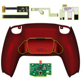 eXtremeRate Remappable Rise 2.0 Remap Kit for PS5 Controller BDM-010/020 - Scarlet Red - XPFP3003G2