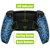 eXtremeRate Remappable Rise 2.0 Remap Kit for PS5 Controller BDM-010/020 - Textured Blue - XPFP3043G2