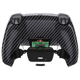 eXtremeRate Remappable Rise 2.0 Remap Kit for PS5 Controller BDM-010/020 - Graphite Carbon Fiber Pattern - XPFS2002G2