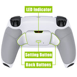 eXtremeRate Remappable Rise 2.0 Remap Kit for PS5 Controller BDM-010/020 - Rubberized White - XPFU6002