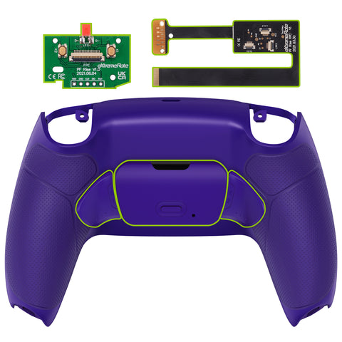 eXtremeRate Remappable Rise 2.0 Remap Kit for PS5 Controller BDM-010/020 - Rubberized Galactic Purple - XPFU6007