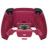 eXtremeRate Remappable Rise 2.0 Remap Kit for PS5 Controller BDM-010/020 - Rubberized Cosmic Red - XPFU6008