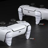 PlayVital DUNE 2 Pairs Trigger Stop Shoulder Buttons Extension Kit for ps5 Controller, Stopper Bumper Trigger Extenders for PS Portal, Game Improvement Adjusters for ps5 Edge Controller - White - YCPFM002