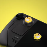 PlayVital Thumb Grip Caps for Steam Deck LCD, for PS Portal Remote Player Silicone Thumbsticks Grips Joystick Caps for Steam Deck OLED - Parrot & Chick - YFSDM009