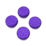 PlayVital Thumb Grip Caps for Steam Deck LCD, for PS Portal Remote Player Silicone Thumbsticks Grips Joystick Caps for Steam Deck OLED - Diamond Grain & Crack Bomb Design - Purple - YFSDM016