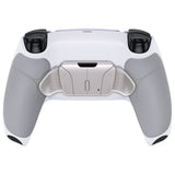 eXtremeRate Silver Real Metal Buttons (RMB) Version RISE4 Remap Kit for PS5 Controller BDM-010/020 - Rubberized Gray - YPFJ7009