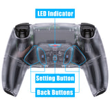 eXtremeRate Remappable Rise4 Remap Kit for PS5 Controller BDM-010/020 - Clear - YPFM5001