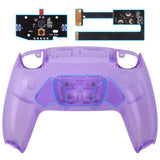 eXtremeRate Remappable Rise4 Remap Kit for PS5 Controller BDM-010/020 - Clear Atomic Purple - YPFM5002