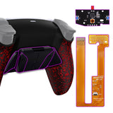 eXtremeRate Remappable RISE4 Remap Kit for PS5 Controller BDM-030/040/050 - Textured Red - YPFP3004G3