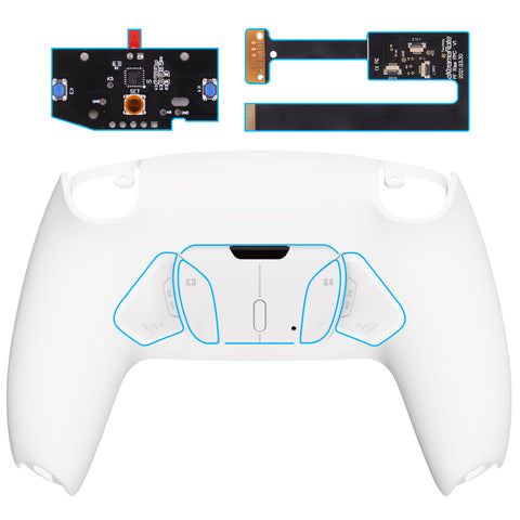 eXtremeRate Remappable Rise4 Remap Kit for PS5 Controller BDM-010/020 - White - YPFP3006