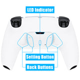 eXtremeRate Remappable Rise4 Remap Kit for PS5 Controller BDM-010/020 - White - YPFP3006