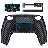 eXtremeRate Remappable Rise4 Remap Kit for PS5 Controller BDM-010/020 - Graphite Carbon Fiber Pattern - YPFS2002