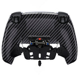 eXtremeRate Remappable Rise4 Remap Kit for PS5 Controller BDM-010/020 - Graphite Carbon Fiber Pattern - YPFS2002