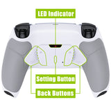 eXtremeRate Remappable Rise4 Remap Kit for PS5 Controller BDM-010/020 - Rubberized White  - YPFU6002