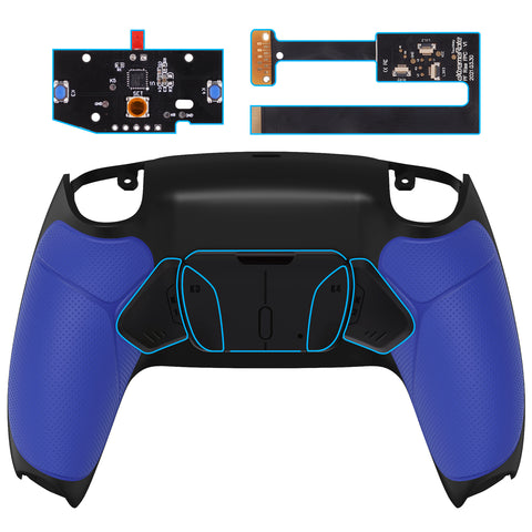 eXtremeRate Remappable Rise4 Remap Kit for PS5 Controller BDM-010/020 - Rubberized Blue - YPFU6003