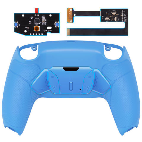 eXtremeRate Remappable Rise4 Remap Kit for PS5 Controller BDM-010/020 - Rubberized Starlight Blue - YPFU6006