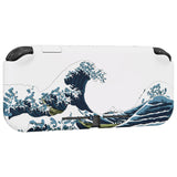 PlayVital The Great Wave Protective Grip Case for Nintendo Switch Lite, Hard Cover Protector for Nintendo Switch Lite - Screen Protector & Thumb Grips & Buttons Stickers Included - YYNLT001