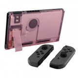 eXtremeRate Cherry Pink Console Back Plate DIY Replacement Housing Shell Case for Nintendo Switch Console with Kickstand-JoyCon Shell NOT Included - ZM507
