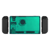 eXtremeRate Emerald Green Console Back Plate DIY Replacement Housing Shell Case for Nintendo Switch Console with Kickstand-JoyCon Shell NOT Included - ZM508