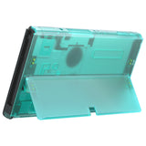 eXtremeRate Emerald Green Console Back Plate DIY Replacement Housing Shell Case with Kickstand for Nintendo Switch OLED – Console and Joycon NOT Included - ZNSOM5007