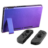 eXtremeRate Chameleon Chamillionaire Glossy Console Back Plate DIY Replacement Housing Shell Case for Nintendo Switch Console with Kickstand - JoyCon Shell NOT Included - ZP301