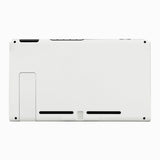 eXtremeRate White Console Back Plate DIY Replacement Housing Shell Case for Nintendo Switch Console with Kickstand - JoyCon Shell NOT Included - ZP303