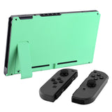 eXtremeRate Mint Green Console Back Plate DIY Replacement Housing Shell Case for Nintendo Switch Console with Kickstand - JoyCon Shell NOT Included - ZP308