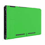 eXtremeRate Soft Touch Grip Green Console Back Plate DIY Replacement Housing Shell Case for NS Switch Console with Kickstand – JoyCon Shell NOT Included - ZP314