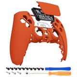 eXtremeRate Orange Touchpad Front Housing Shell Compatible with ps5 Controller BDM-010/020/030/040, DIY Replacement Shell Custom Touch Pad Cover Faceplate Compatible with ps5 Controller - ZPFP3004G3