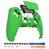 eXtremeRate Green Touchpad Front Housing Shell Compatible with ps5 Controller BDM-010/020/030/040/050, DIY Replacement Shell Custom Touch Pad Cover Faceplate Compatible with ps5 Controller - ZPFP3006G3