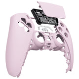 eXtremeRate Cherry Blossoms Pink Touchpad Front Housing Shell Compatible with ps5 Controller BDM-010/020/030/040, DIY Replacement Shell Custom Touch Pad Cover Faceplate Compatible with ps5 Controller - ZPFP3012G3