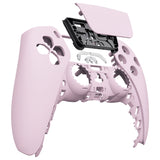 eXtremeRate Cherry Blossoms Pink Touchpad Front Housing Shell Compatible with ps5 Controller BDM-010/020/030/040/050, DIY Replacement Shell Custom Touch Pad Cover Faceplate Compatible with ps5 Controller - ZPFP3012G3