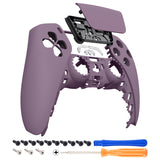 eXtremeRate Dark Grayish Violet Touchpad Front Housing Shell Compatible with ps5 Controller BDM-010/020/030/040/050, DIY Replacement Shell Custom Touch Pad Cover Faceplate Compatible with ps5 Controller - ZPFP3018G3