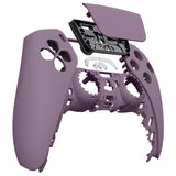 eXtremeRate Dark Grayish Violet Touchpad Front Housing Shell Compatible with ps5 Controller BDM-010/020/030/040, DIY Replacement Shell Custom Touch Pad Cover Faceplate Compatible with ps5 Controller - ZPFP3018G3