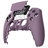 eXtremeRate Dark Grayish Violet Touchpad Front Housing Shell Compatible with ps5 Controller BDM-010/020/030/040, DIY Replacement Shell Custom Touch Pad Cover Faceplate Compatible with ps5 Controller - ZPFP3018G3
