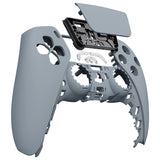 eXtremeRate New Hope Gray Touchpad Front Housing Shell Compatible with ps5 Controller BDM-010/020/030/040, DIY Replacement Shell Custom Touch Pad Cover Faceplate Compatible with ps5 Controller - ZPFP3037G3