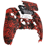 eXtremeRate Demons and Monsters Patterned Touchpad Front Housing Shell Compatible with ps5 Controller BDM-010/020/030/040, DIY Replacement Shell Custom Touch Pad Cover Compatible with ps5 Controller - ZPFS2002G3