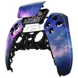eXtremeRate Nebula Galaxy Pattern Touchpad Front Housing Shell Compatible with ps5 Controller BDM-010/020/030/040, DIY Replacement Shell Custom Touch Pad Cover Compatible with ps5 Controller - ZPFT1001G3