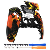 eXtremeRate Blood Moon Raven Touchpad Front Housing Shell Compatible with ps5 Controller BDM-010/020/030/040/050, DIY Replacement Shell Custom Touch Pad Cover Compatible with ps5 Controller - ZPFT1016G3