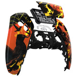 eXtremeRate Blood Moon Raven Touchpad Front Housing Shell Compatible with ps5 Controller BDM-010/020/030/040, DIY Replacement Shell Custom Touch Pad Cover Compatible with ps5 Controller - ZPFT1016G3