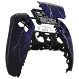 eXtremeRate Purple Storm Touchpad Front Housing Shell Compatible with ps5 Controller BDM-010/020/030/040, DIY Replacement Shell Custom Touch Pad Cover Compatible with ps5 Controller - ZPFT1018G3