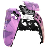 eXtremeRate Cosmic Purple Gold Marble Touchpad Front Housing Shell Compatible with ps5 Controller BDM-010/020/030/040, DIY Replacement Shell Custom Touch Pad Cover Compatible with ps5 Controller - ZPFT1044G3