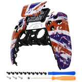 eXtremeRate Impression UK Flag Touchpad Front Housing Shell Compatible with ps5 Controller BDM-010/020/030/040/050, DIY Replacement Shell Custom Touch Pad Cover Compatible with ps5 Controller - ZPFT1054G3