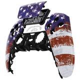 eXtremeRate Impression US Flag Touchpad Front Housing Shell Compatible with ps5 Controller BDM-010/020/030/040/050, DIY Replacement Shell Custom Touch Pad Cover Compatible with ps5 Controller - ZPFT1055G3