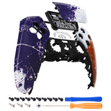 eXtremeRate Impression France Flag Touchpad Front Housing Shell Compatible with ps5 Controller BDM-010/020/030/040, DIY Replacement Shell Custom Touch Pad Cover Compatible with ps5 Controller - ZPFT1056G3