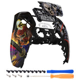 eXtremeRate Ghost of Samurai Touchpad Front Housing Shell Compatible with ps5 Controller BDM-010/020/030/040/050, DIY Replacement Shell Custom Touch Pad Cover Compatible with ps5 Controller - ZPFT1059G3