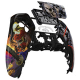 eXtremeRate Ghost of Samurai Touchpad Front Housing Shell Compatible with ps5 Controller BDM-010/020/030/040/050, DIY Replacement Shell Custom Touch Pad Cover Compatible with ps5 Controller - ZPFT1059G3