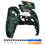 eXtremeRate Serpent Totem Touchpad Front Housing Shell Compatible with ps5 Controller BDM-010/020/030/040/050, DIY Replacement Shell Custom Touch Pad Cover Compatible with ps5 Controller - ZPFT1085G3