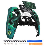 eXtremeRate Eye of the Serpent Touchpad Front Housing Shell Compatible with ps5 Controller BDM-010/020/030/040/050, DIY Replacement Shell Custom Touch Pad Cover Compatible with ps5 Controller - ZPFT1086G3